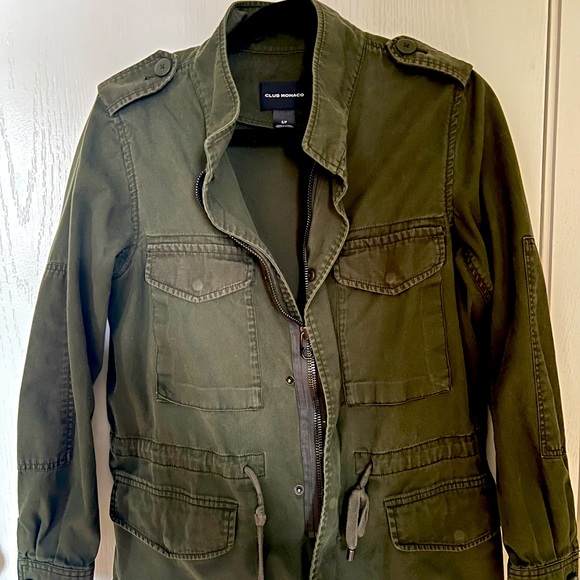 Club Monaco Military Style Utility Jacket EUC - Picture 4 of 4